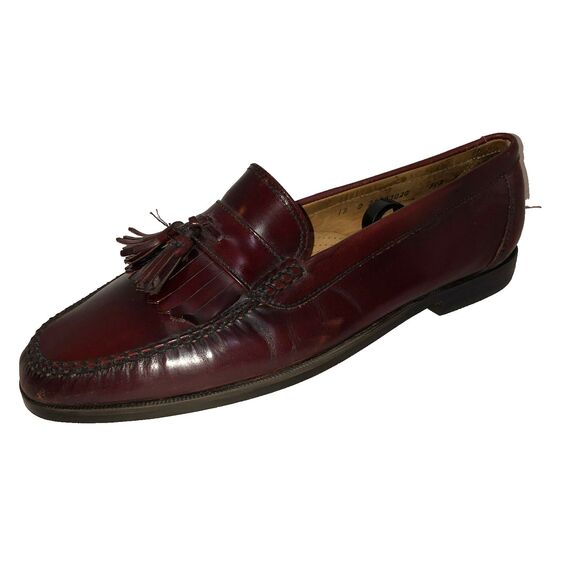 GH Bass Co Layton Mens 13 D Burgundy Leather Kiltie Tassel Loafers Shoes main image 10